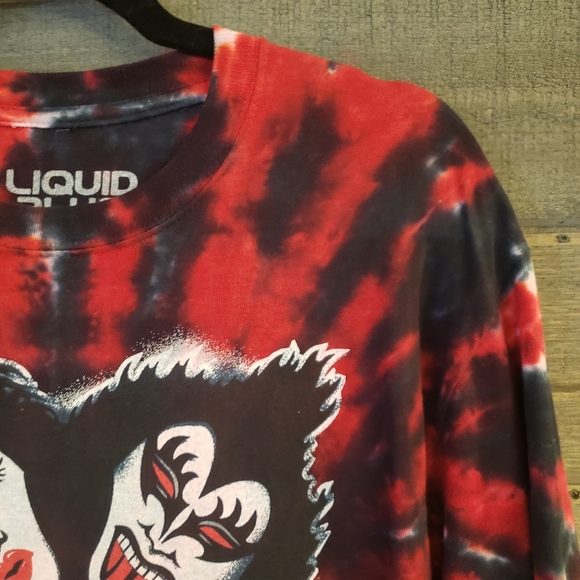Kiss Graphic Band Tee Small Tie Dye - Picture 3 of 6